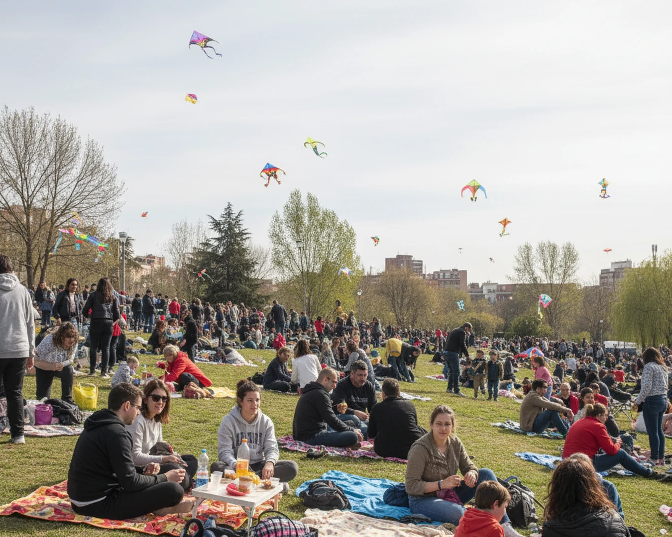Representación generada con IA de la Cincomarzada: conmemoración histórica zaragozana. Ilustración conceptual hyperrealista